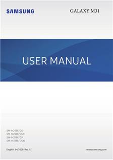 Samsung Galaxy M31 manual. Smartphone Instructions.